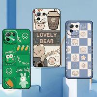 ราคา เคส Xiaomi Mi 11 5G / Mi 11 Lite 5G / Mi 11 Lite 5G NE พิมพ์ลายหมีน่ารักและกบเขียว (40525053647)