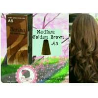 ราคา ครีมย้อมผม เบอริน่า A5 สีน้ำตาลประกายทอง 2 กล่อง (495653603)