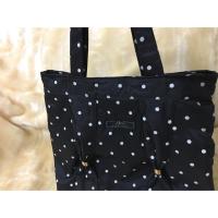 ราคา กระเป๋าผ้าร่มสีดำลายจุด มือสอง (941870527)
