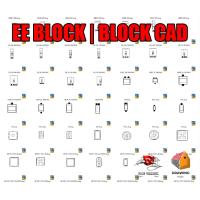 ราคา EE BLOCK | BLOCK CAD สำหรับงาน SHOP ไฟฟ้า |AutoCAD (Dwg.) 469 Items (28601767043)