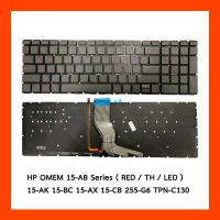 ราคา Keyboard HP OMEM 15-AB,15-AK (RED) (LED) TH (40156979379)