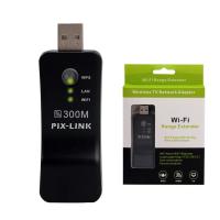 ราคา USB WIFI Repeater 300Mbps 2.4GHz Wireless WiFi Signal Amplifier WI-FI Range Extender with Lan Port (22963987471)