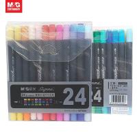 ราคา Aquarelle Brush M&G Signme Dual Tip 1 ชุด 24 สี APMW7601 (29187932941)