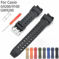 ราคา Waterproof Resin Watch Strap For Casio G-SHOCK G9200 GW9200 GW9101 GW9102 GW9110 GW9125 Men Women Silicone Watch Band (49860239898)