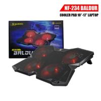 ราคา NUBWO NF-234 BALDUR COOLER PAD พัดลมโน๊ตบุ๊ค (25627093321)