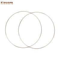 ราคา Kloware 2 ชิ้นโลหะดอกไม้ Hoops แหวนเหล็กทองขนาดใหญ่ Craft Hoops วงกลมสําหรับเครื่องประดับอุปกรณ์เสริม Macrame หัตถกรรม DIY ตกแต่งบ้าน (56550938549)