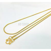 ราคา G-674 สร้อยคอสแตนเลส กว้าง1.5mm ยาว16-20นิ้ว สร้อยสแตนเลสห้อยพระ สร้อยสแตนเลสลายผ่าหวายทองเลเซอร์ ไม่ลอกไม่ดำ (9262614083)