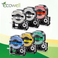 ราคา 6pcs SS18KW ST18KW SC18RW SC18YW SC18BW SC18GW compatible for Epson Label Makers LW-400 LW-1000P printer Ribbon 18mm (19957492163)