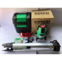ราคา BONCHI ระดับน้ำเลเซอร์ 5 เส้น (แนวตั้ง 4 เส้น , แนวนอน 1 เส้น , จุดดิ่ง 1 จุด) เครื่องวัดระดับเลเซอร์ 360 องศา (สีเขียว) (1970310492)