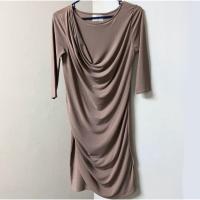 ราคา BOUTON dress เดรสสีน้ำตาลอ่อน (6141591835)