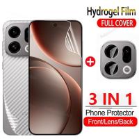 ราคา สําหรับ FindX9Pro 3 ใน 1 Hydrogel สําหรับ Oppo Find X9 Pro X9Pro X 9 FindX9 Pro FindX9Pro CPH2791 CPH2797 2025 ด้านหน้ากลับป้องกันหน้าจอนุ่มกล้องกลับเลนส์ป้องกันฟิล์ม (41575330001)