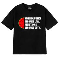 ราคา เสื้อสัญลักษณ์แตงโมเสรีภาพ, เสื้อยืดธงแตงโม, เสื้อยืดแขนสั้นผู้ชายและผู้หญิง, เสื้อยืดสิทธิมนุษย์, ข (52908037032)