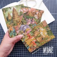ราคา MAAHEE Notebook A6 / Plain A6 Notebook พร้อมภาพประกอบสัตว์และอินโดนีเซีย Jogja (52503505502)