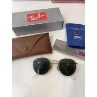 ราคา แว่นกันแดด Rayban RB3447 Round Metal กรอบทองเลนส์ดำ ขนาด 50 mm Made in Italy (15330780678)
