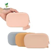 ราคา ซูซัน กระเป๋าเครื่องสําอาง,ซิลิโคนออแกไนเซอร์กระเป๋าสตางค์กันน้ํากระเป๋าใส่เหรียญ,วินเทจเรียบซิปลิปสติกถุงเก็บนักเร (49659965148)