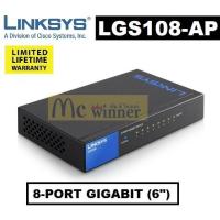 ราคา SWITCH HUB (สวิตซ์ฮับ) LINKSYS รุ่น LGS108-AP (8-PORT) GIGABIT (6") - LifeTimeWarranty (6146700333)