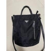 ราคา กระเป๋า PRADA มือสอง ผ้าไนล่อน สีดำ (14460815490)