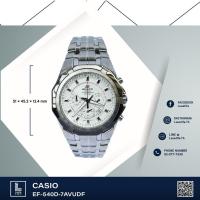 ราคา นาฬิกาข้อมือ CASIO รุ่น EF-540D-7AVUDF Edifice -ผู้ชาย สีเงิน สายสแตนเลส (528662449)