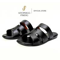 ราคา Udomagg&Findig อุดมเอก ฟินดิจ รองเท้าหนังแท้ผู้ชาย แตะแบบสวม รหัส MT631 (43952435244)