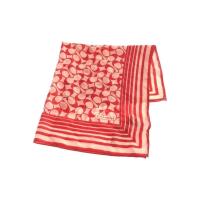 ราคา COACH Scarf Red Silk Women Direct from Japan Secondhand (27604340136)