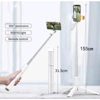 ราคา HP BLUETOOTH Selfie TRIPOD ไม้เซลฟี่ A900 360 รีโมทโทรศัพท์มือถือ° การหมุน (51908839394)