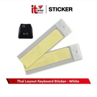 ราคา Sticker Thai Layout Keyboard สติ๊กเกอร์ติดแป้นพิมพ์ตัวอักษรภาษาไทยแบบใส (47309156306)