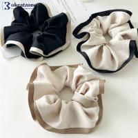 ราคา OKCATZONE 13 ซม.Clouds สไตล์เกาหลีกํามะหยี่ขอบซาตินยืดหยุ่นผมผู้ถือผมหางม้าแหวนผม Elegant High End อุปกรณ์เสริมผมสําหรับผู้หญิงสาวทุกวัน A2X1 (47508337604)