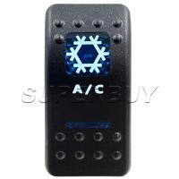 ราคา A/C 5Pin On Off 12V 20A Blue LED กันน้ํารถสวิทช์บาร์ ARB Push Rocker Toggle สวิทช์ไฟ LED Swithes (40670076819)