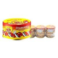 ราคา สามแม่ครัวปลาซาร์ดีนฝาดึง 190กรัม แพ็ค 6 THREE LADY COOKS SARDINES 190 G. PACK 6 อาหารกระป๋อง (26664637533)