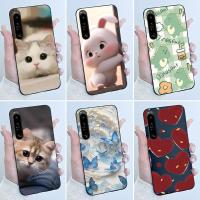 ราคา เคสน่ารักสําหรับ Sony Xperia 1 IV / Xperia 1 V การพิมพ์เชลล์ฝาครอบป้องกันซิลิโคนอ่อนนุ่มการ์ตูนปลอกสีดํา (45055252360)