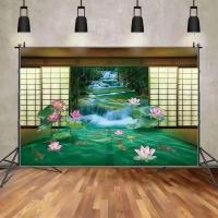 ราคา ผ้าตกแต่งผนังลายภูเขาและน้ำตก, ผ้าตกแต่งห้อง, ผ้าถ่ายภาพสไตล์จีนโบราณ (41780803052)