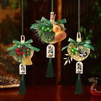 ราคา เทศกาลเรือมังกร Wormwood ประตูแขวนตัวอักษร Knot มือจับประตู Entry ประตู Bell ตกแต่งซองซอง Handmade จี้จี้ J250429 (57659671781)