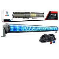 ราคา MICTUNING Ice Blue Atmosphere Lights M2 Dual Row 42'' High Power Car LED Work Light Bars 240W Combo Driving Lamp (21251734268)