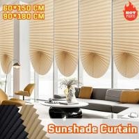 ราคา Self กาว DIY ผ้าม่านจีบตาบอดจีบ Shade Sun หน้าต่างผ้าม่าน Roller ครึ่ง Blackout ผ้าม่าน (43701683529)