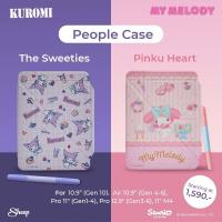 ราคา [My Melody and Kuromi Limited Collection]People เคสสำหรับไอแพด เคสเก็บปลอกปากกาได้ แถมปลอกปากกาฟรี ลายมายเมโลดี้ คุโรมิ (23179488480)