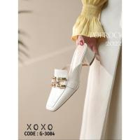 ราคา G-3084 รองเท้าส้นสูงงานสวม แต่งอะไหล่เกี่ยวสีทอง สวยงาม (19678570979)