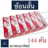 ราคา 144 คัน | ช้อนสั้น ตราพระอาทิตย์ ช้อนคาว (9611685216)