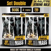 ราคา (P) (2ซอง) XNU Vanilla Mass Soy Protein Gainer 900g แมส ซอย โปรตีน รส วนิลา 900กรัม (44429154843)