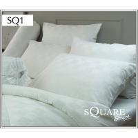 ราคา ลิขสิทธิ์แท้%SQ1 : STAMP SQUARE สีพื้น ลายตารางสี่เหลี่ยม ชุดเครื่องนอนแสตมป์ ชุดผ้าปูที่นอน 3.5 ,5, 6 ฟุต, ผ้านวม​ (25108095045)