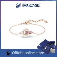 ราคา SWAROVSKI สร้อยข้อมือน้ำตาลมุกคริสตัลสีชมพู แท้ 100% พร้อมกล่องบรรจุภัณฑ์ (42180451511)