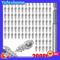 ราคา [YAFEXHM] 200 ชิ้น 4x12 มิลลิเมตรสกรูยาง Studs Snow Spikes Anti-Slip Anti-ice เครื่องมือสําหรับรถยนต์ SUV (47508566865)