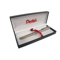 ราคา Pentel ปากกาลูกลื่น รุ่น K600-C ด้ามสีเงิน (1779726326)