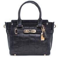 ราคา Coach swagger 20 limited edition navy color crocodile leather แท้100% น้า (5500037967)