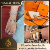 ราคา ใหม่ อุปกรณ์ครบชุด ของแท้ HERMES Clic H bracelet การรับประกันสองปี (42880908044)