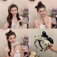 ราคา โบว์คาดผมลายจุดสกุลไฮสำหรับผู้หญิง เสริมสไตล์และยึดผมได้อย่างสวยงาม (25746070203)