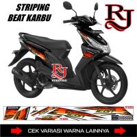ราคา สติ๊กเกอร์แถบคาร์บูเรเตอร์ Honda Beat / BeAT คาร์บูเรเตอร์รถจักรยานยนต์ Variation List Sticker / HONDA ICON (44759089453)