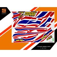 ราคา สติ๊กเกอร์ Honda Dash ฮอนด้า แดช RS ปี 1994 ธงชาติ (1867338400)