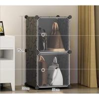 ราคา ตู้เอนกประสงค์ ตู้เก็บกระเป๋า ชั้นวางกระเป๋า DIY (2385723541)