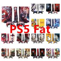 ราคา 50 สีสติกเกอร์ผิวใช้งานร่วมกับ Sony Playstation 5 Fat Disc & Digital Edition ไวนิล Decal Full Set Wrap ฟิล์มป้องกันสําหรับ PS5 FAT คอนโซลและ 2 ชิ้น Dualsense Controllers (48210319455)