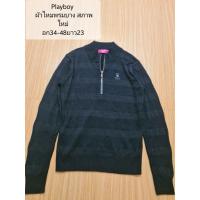 ราคา เสื้อไหมพรมบางแบรนด์ Playboy (40213607397)